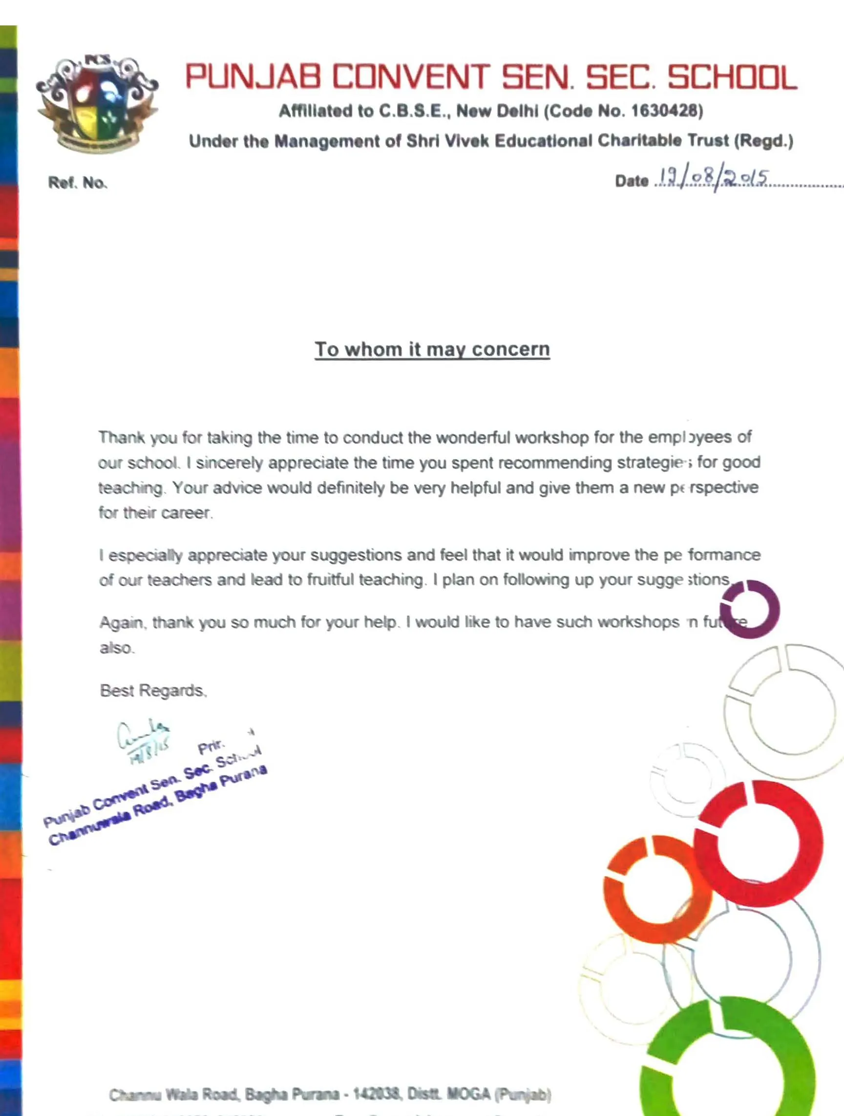 Scanned testimonial 4