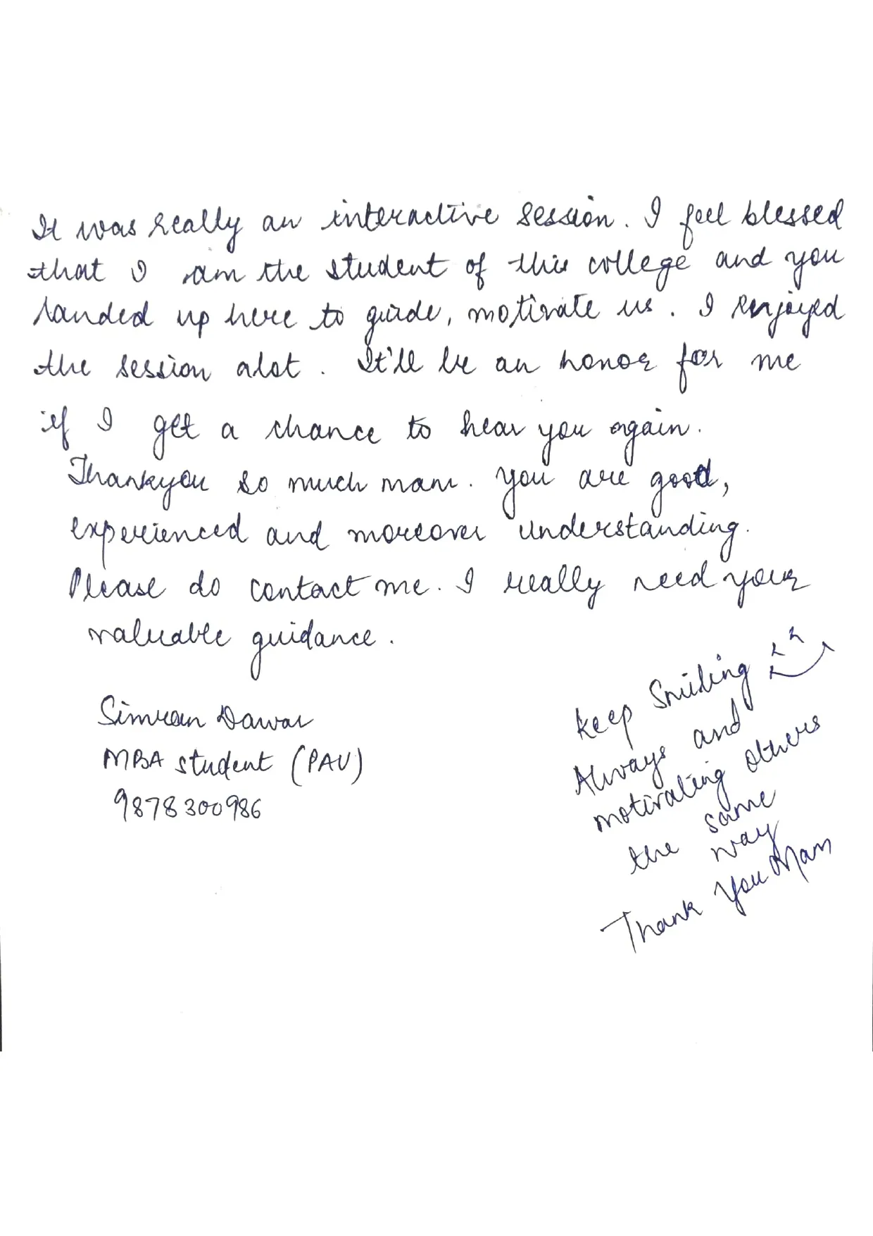 Scanned testimonial 34